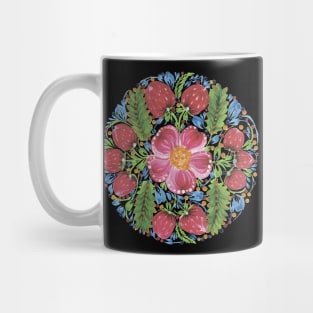 Petrykivka painting flowers composition Mug